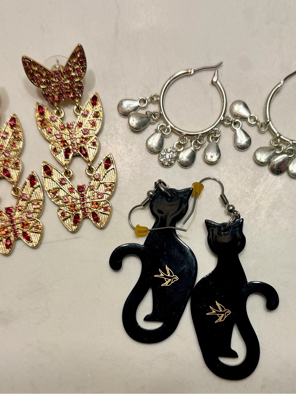 Bundle of 3 pairs of fun earrings